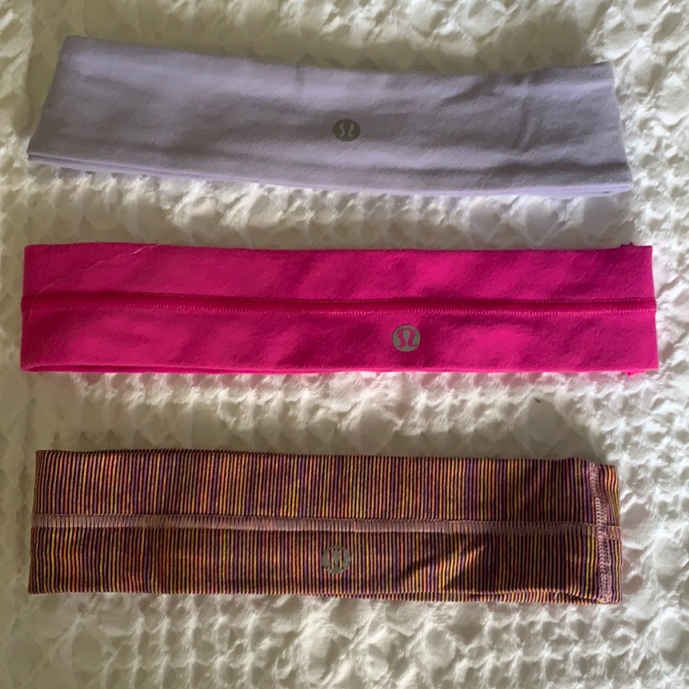 3 lululemon headbands
